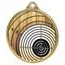 Shooting Target Classic Texture 3D Print Gold Medal