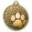 Dog Paw Classic Texture 3D Print Gold Medal