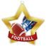 Football Mini Star Gold Medal