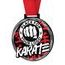 Tokyo XL Black Karate Acrylic Logo Medal