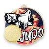 Aurum Judo Stainless Steel Logo Insert Medal