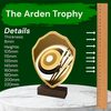 Arden Classic Archery Real Wood Shield Trophy
