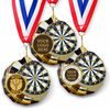Dodeca Darts Stainless Steel Logo Insert Medal