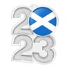 Scotland Flag Acrylic 2023 Medal