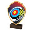Arden Archery Real Wood Shield Trophy