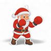 Jolly Father Christmas Boxing Medal