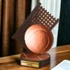 Grove Classic Tennis Ball Real Wood Trophy