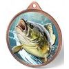 Bream Fishing Texture Print Bronze Medal