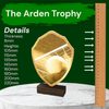 Arden Classic Tennis Real Wood Shield Trophy