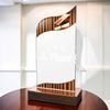 United Graduation Acrylic Wood Fusion Trophy