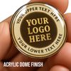 Aurum Amercian Football Stainless Steel Logo Insert Medal
