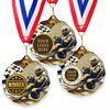 Dodeca Go Kart Stainless Steel Logo Insert Medal