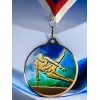 Hercules Texture Print Modern Male Gymmnastics Medal