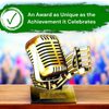 Cannes Classic Microphone Singing Trophy
