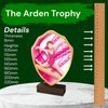 Arden Gymnastics Female Real Wood Shield Trophy