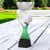 Montreal Badminton Racket and Shuttlecock Silver Cup Trophy