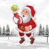 Jolly Father Christmas Tennis Medal