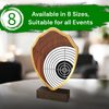 Arden Shooting Target Real Wood Shield Trophy