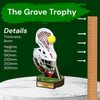 Grove Lacrosse Real Wood Trophy