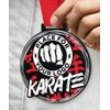 Giant Karate Black Acrylic Logo Medal