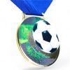 Vulcan Football Gold Texture Print Medal