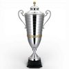 Florenzi Silver Plated Championship Cup with Gold Trim