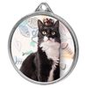 Cat Show Colour Texture 3D Print Silver Medal