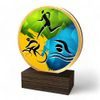 Holt Colour Triathlon Real Wood Trophy
