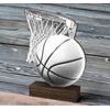 Sierra Classic Basketball Hoop Real Wood Trophy