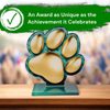 Cannes Dog Paw Print Trophy