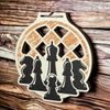 Acacia Chess Bronze Eco Friendly Wooden Medal