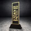 Shadowline School English Language Trophy – Stainless Steel Award