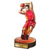 Grove Basketball Action Player Real Wood Trophy