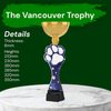 Vancouver Dog Paw Gold Cup Trophy