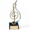 Frias Musical Note Handmade Metal Trophy