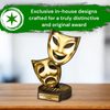 Grove Classic Drama Real Wood Trophy