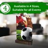 Shard Football Eco Friendly Wooden Trophy