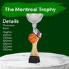 Montreal Basketball Silver Cup Trophy