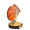 Grove Basketball Real Wood Trophy