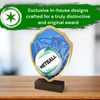 Arden Netball Real Wood Shield Trophy