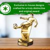 Grove Classic Football Player Action Real Wood Trophy