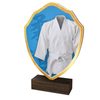 Arden Martial Arts Jacket Real Wood Shield Trophy