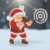 Jolly Father Christmas Rifle Shooting Medal