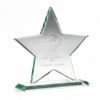 Virgo Engraved Crystal Star Award