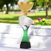 Vancouver Badminton Racket and Shuttlecock Gold Cup Trophy