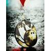 Rincon Classic Tenpin Bowling Black Acrylic Medal