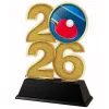 Table Tennis Year Trophy – Sports Award with Year Selection