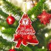 Christmas Ribbon Logo Tree Custom Made Printed Bauble