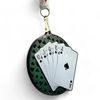 Rincon Colour Playing Cards Black Acrylic Medal
