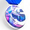 Vulcan eSports Silver Texture Print Medal
